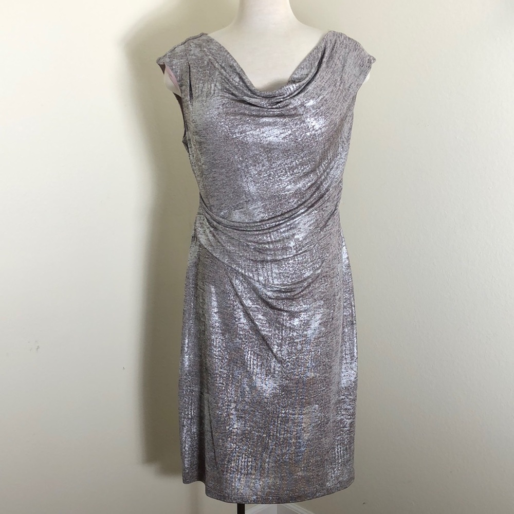 XL  Metallic beautiful dress !!